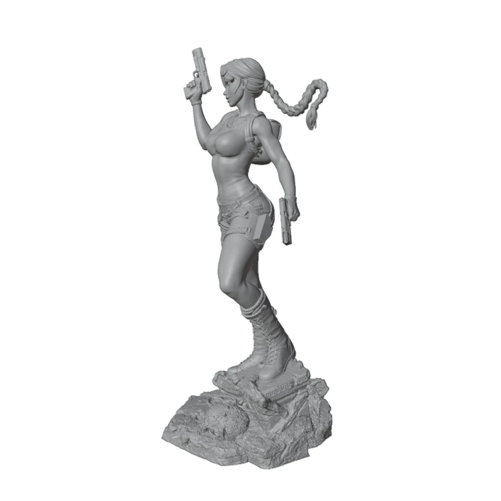 Figura de resina sin pintar 75mm para coleccionismo y juegos de rol