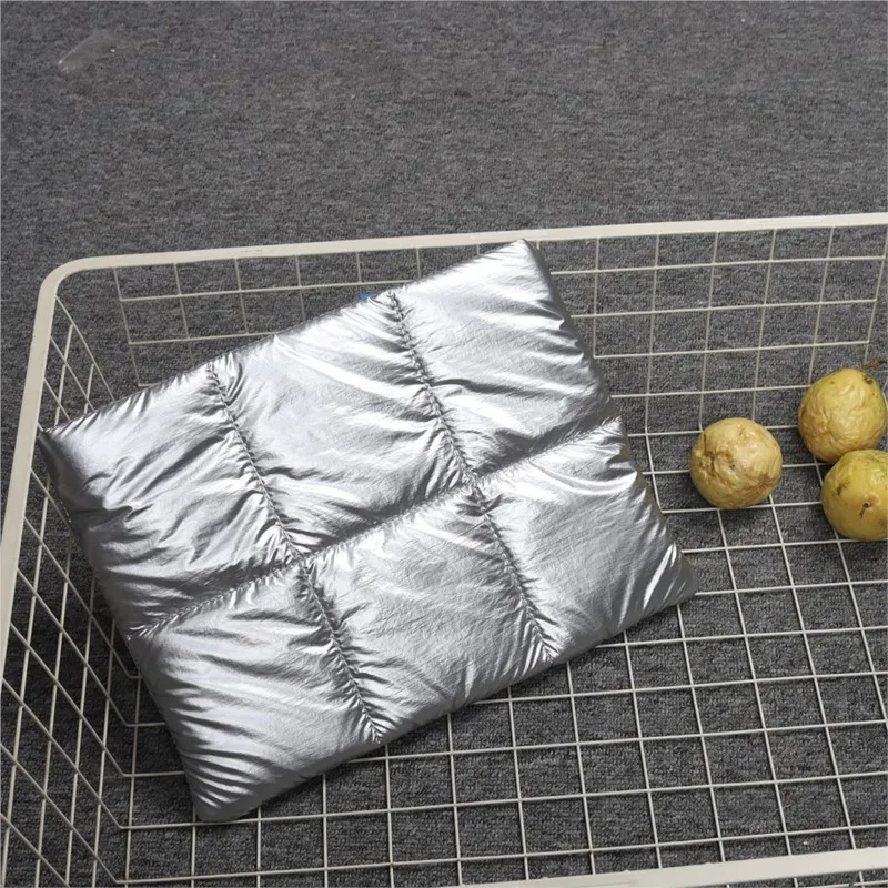 Ins الفضة حقيبة لابتوب المرأة ماك بوك اير 13.3 14 15.6 16 بوصة حافظة ماك بوك ملحقات تخزين للصدمات الكتف Y2k حقيبة دفتر