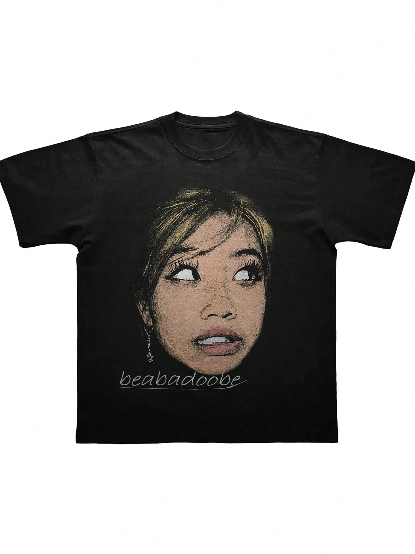 Amerykańska koszulka retro i nietypowa z krótkim rękawem, nowy styl 2025, luksusowa, luźna i swobodna bluzka dla kobiet i mężczyzn.