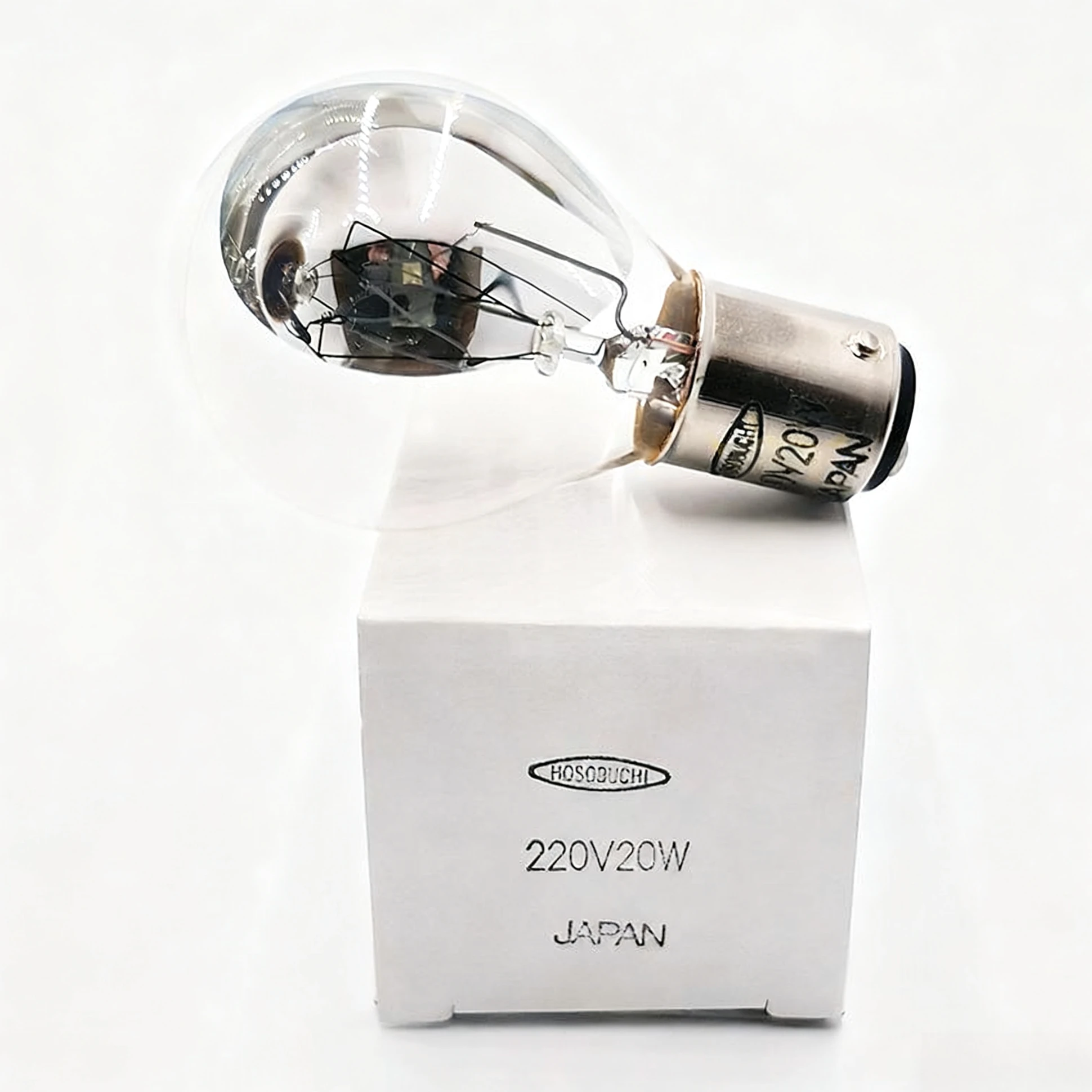 Hosobuchi 220V20W JAPAN BA15D Halogen Bulb For 8B154 2838060 CHB Microscope Lamp