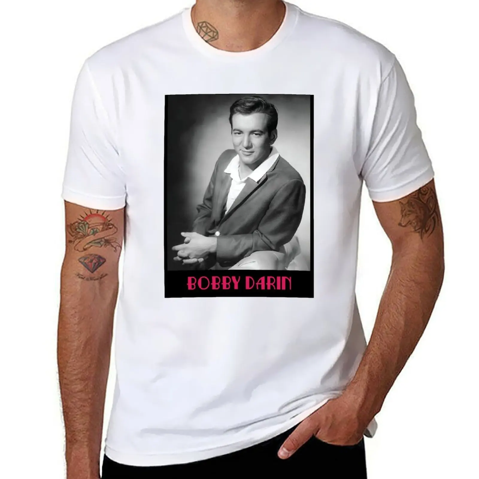 

Bobby Darin T-Shirt t shirts cotton 100% man t shirts high quality luxury brand T-Shirt