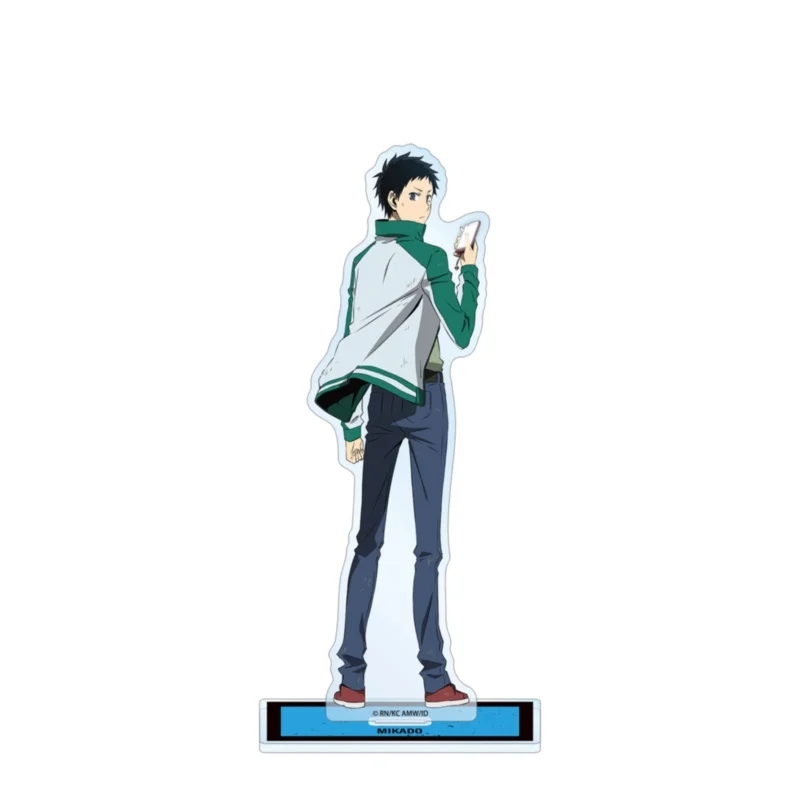 15CM Anime Durarara x2 Acrylic Stand, Izaya Orihara Shizuo Heiwajima Figure, Ayumi Tatakau Senaka Anime Desktop Decor Keychain