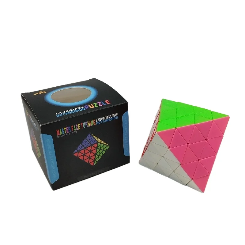 MF8 Master FTO 4x4 Stikerless  Octahedron Magic Cube Twisty Puzzle Teenager Intelligence Toy Stranges Shape Cube