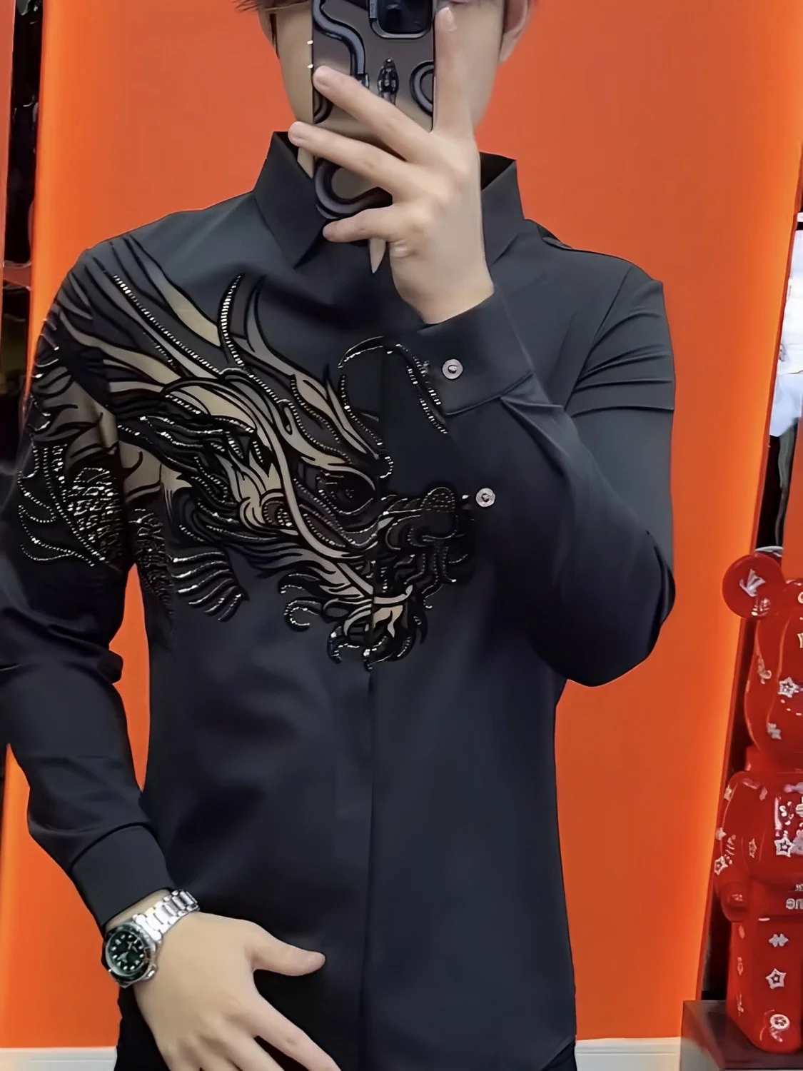 

Men's Casual Long Sve irt Comfortable Faionable Autumn Winter New Sle Sl Versatile Men's Dr irt