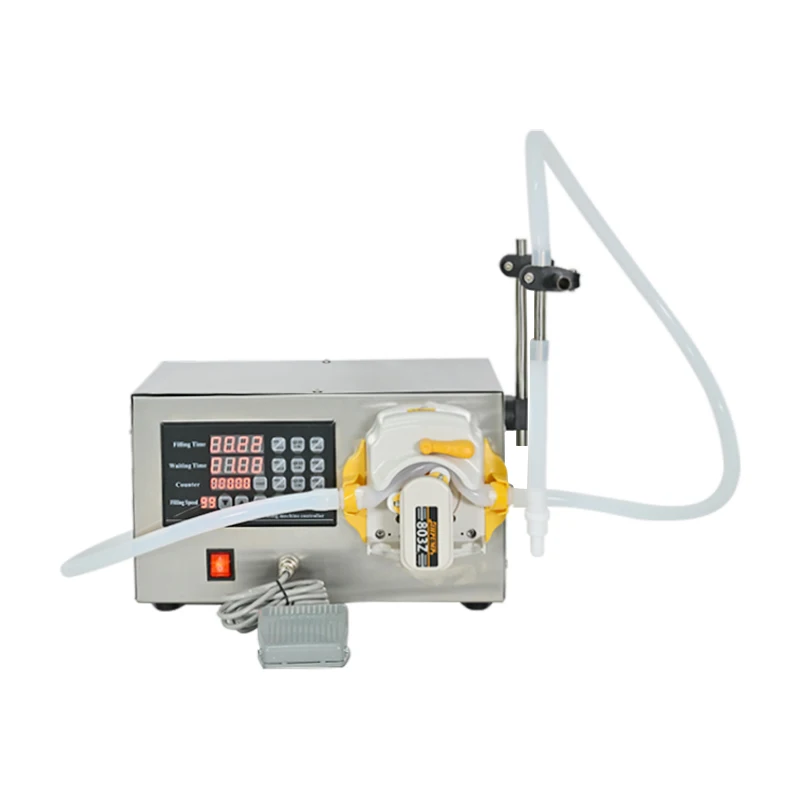 Small Peristaltic Pump Dispenser Solvent Pigment Perfume Filling Machine
