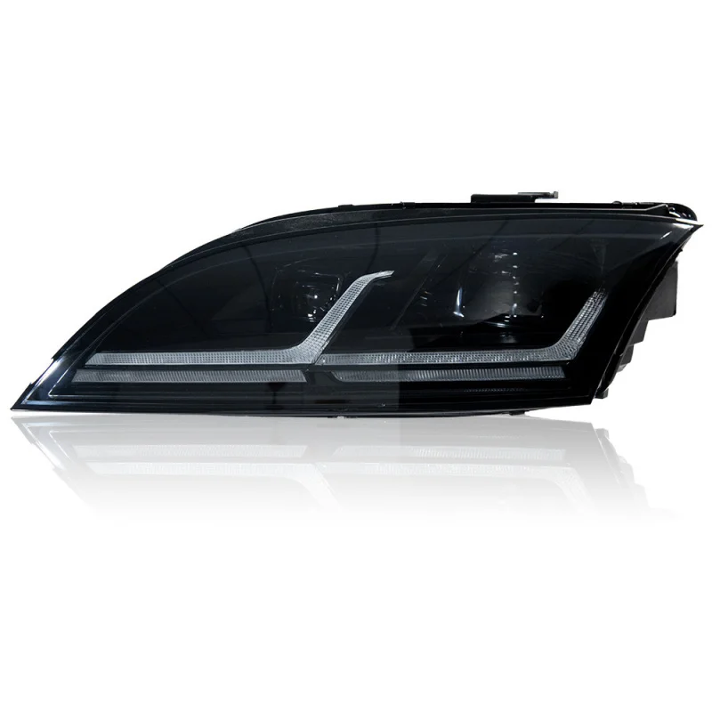 

Suitable for 08-12 Audi TT Headlight Assembly Old to New Dual L Version LED Lens Light Daytime Running Flowing Turn Signal