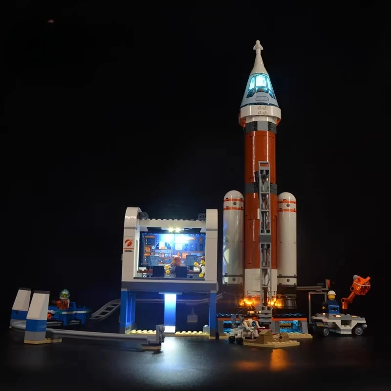 

LED Lighting Set Suitable for LEGO Deep Space Rocket and Launch Control City 60228 (Not Including Building Blocks)