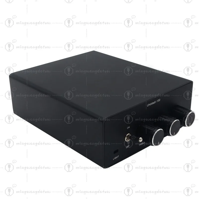 Bluetooth 5.0 Stereo Audio 2-Channel Amplifier Receiver Hi-FiD Class Integrated 100W Bass High Frequency Control