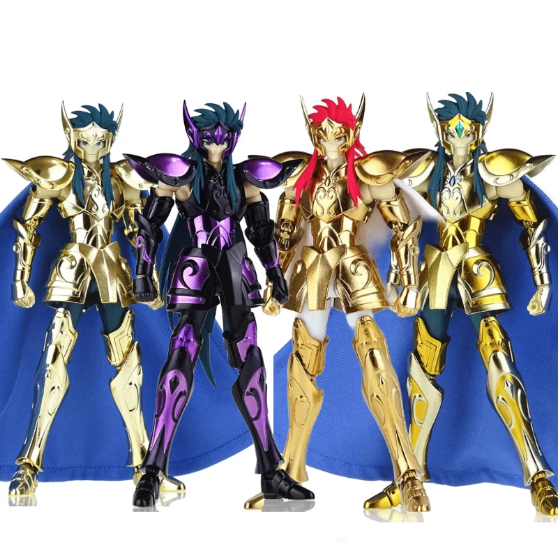 

MST Model Saint Seiya Myth Cloth EXM/EX Aquarius Camus with Hyoga Cygnus Head Gold Knights of The Zodiac Anime Action Figure Toy