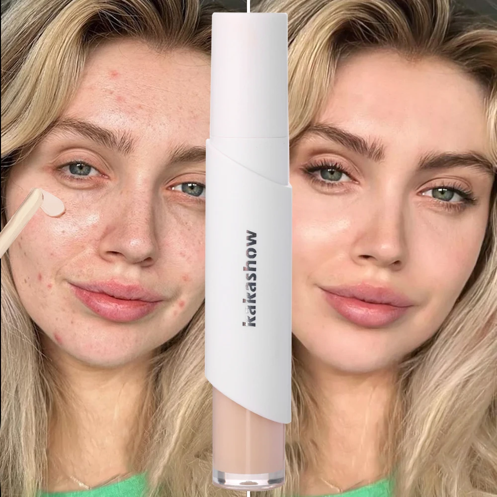 Hydrating Scraper Concealer Matte High Coverage Waterproof Oil Control Liquid Foundation Long Lasting Brighten Face Concealer