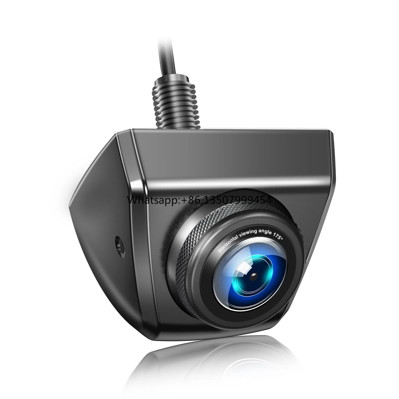 

PJAUTO AHD/CVBS Switchable Night Vision 360 Degree Adjustable Lens Car Reverse Backup Cam Front Side Rear View Camera for Car