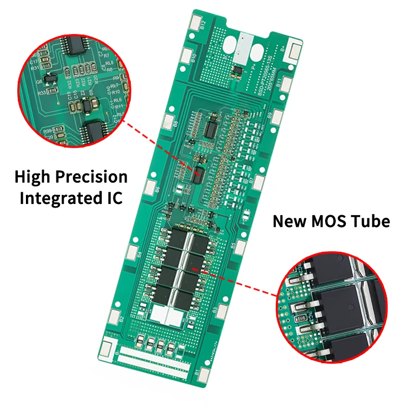 Bisida 13S 48V 30A BMS 18650 akumulator litowy płyta ochronna akumulator do rowery elektryczne, e-skuter, e-bike