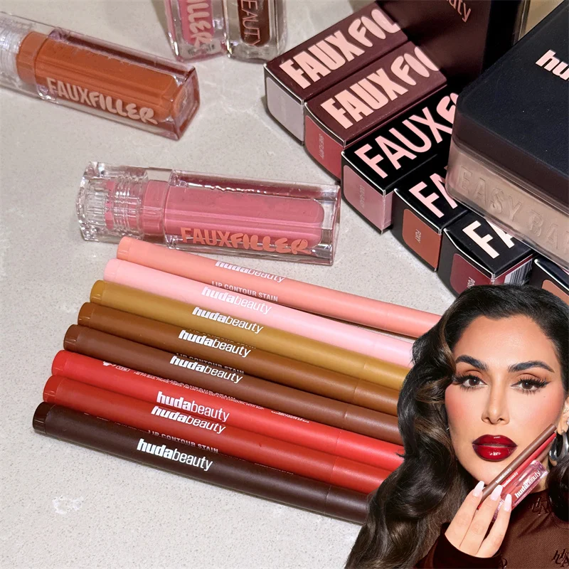 Marca Bueaty Fashion: Tinta Labial Híbrida para Contorno e Coloração de Lábios, de Fácil Aplicação, Longa Duração, com Acabamento Gloss e Matte, Maquiagem