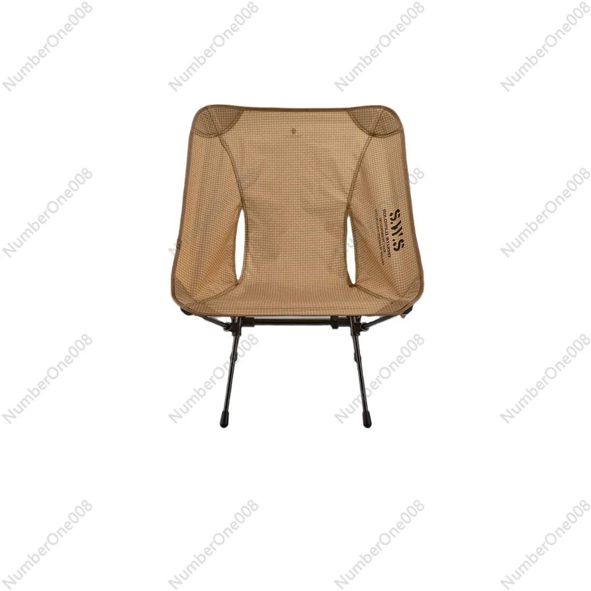 

Ultralight Portable Folding Moon Chair, Aluminum Alloy Frame for Camping Fishing, Compact Outdoor Recliner with Carry Bag