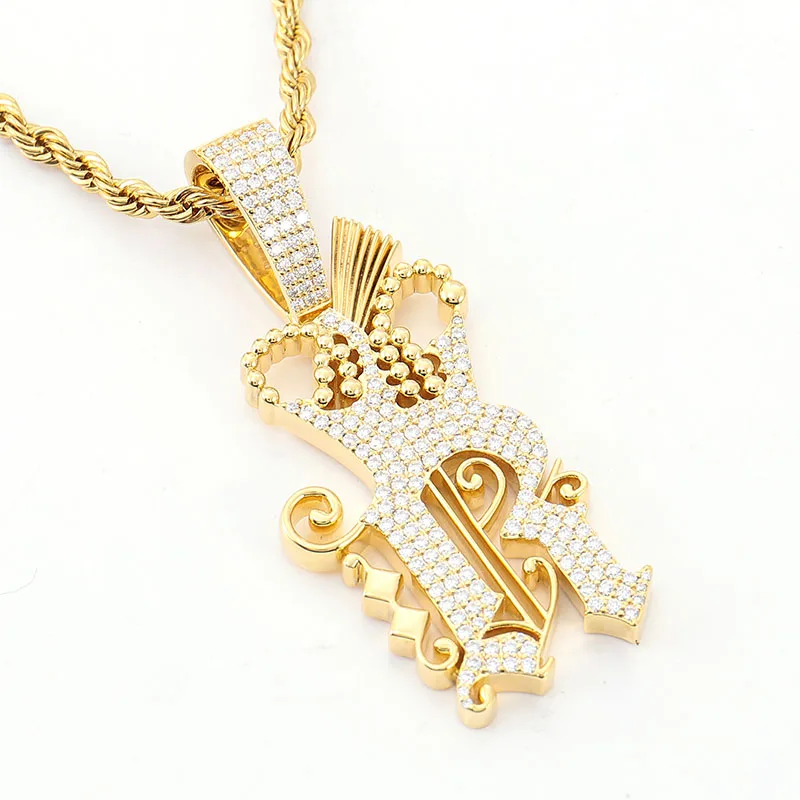 

Provence Hip Hop Pendants for Men Moissanite Miami Rocky Pendant S925 Silver Retro Letter Custom Jewelry