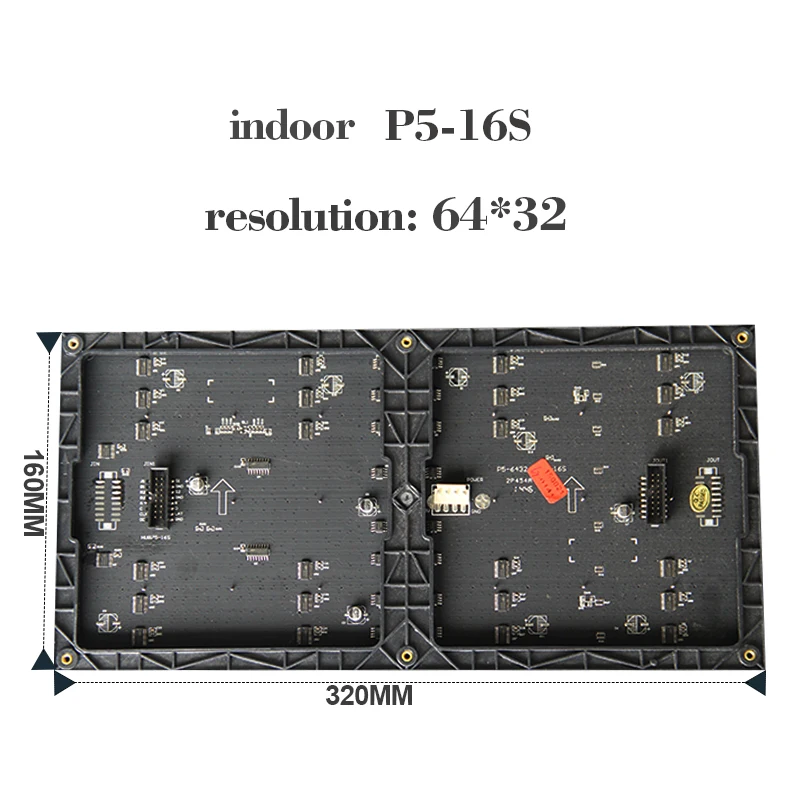 실내 풀 컬러 p5는 픽셀 스크린 16 스캐닝 맞춤형 LED 모듈 rgb 맞춤형 320*160mm 비디오 벽을 주도했습니다.