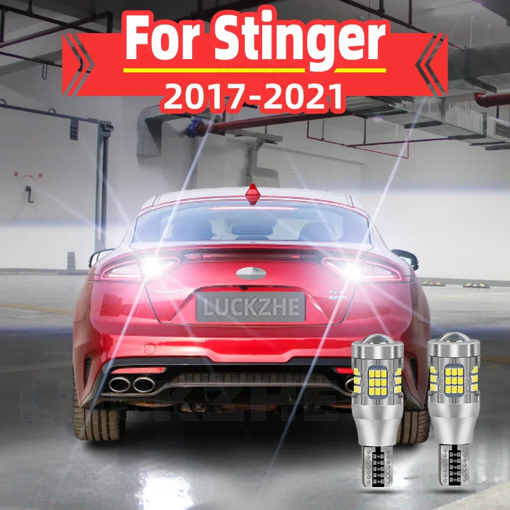 

2pcs LED Reverse Light For Kia Stinger Accessories 2017 2018 2019 2020 2021 Backup Back Up Lamp