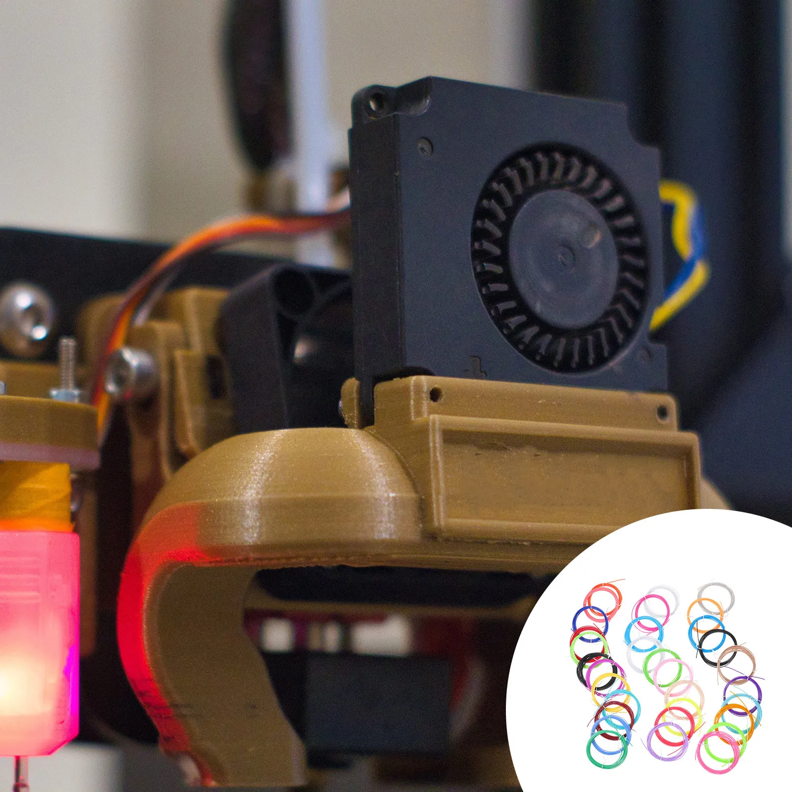 

30Pcs 3D Printing 1.75mm Filament 30-Colors Excellent Adhesion Minimal Warping Ideal for Beginners and Experts