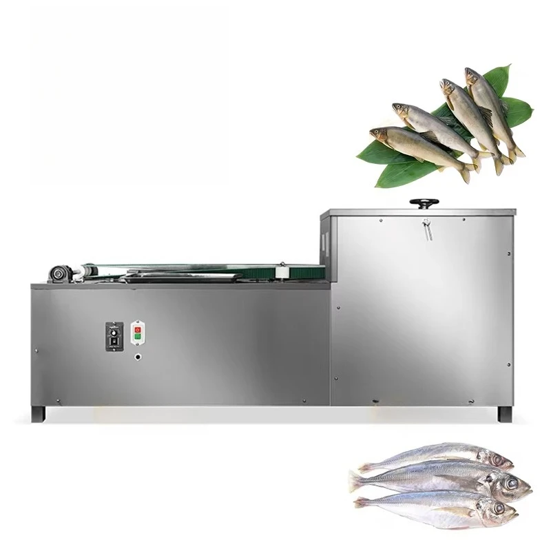 Go lden Shell Professional Fish Cleaning Machine Stainless Steel Automatic Durable 220V/380V 2.2kW 50-60 Fish/Minute Capacity