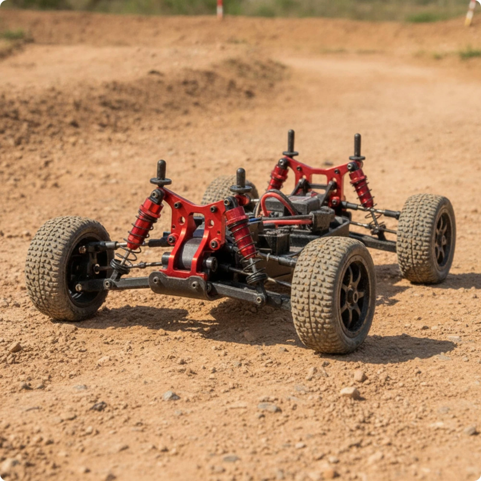 Metal Upgrade Parts 1:12 Scale RC Car Parts with Shock Absorbers Shock System Kit Aluminum Kit De Amortiguadores RC Mecanizado