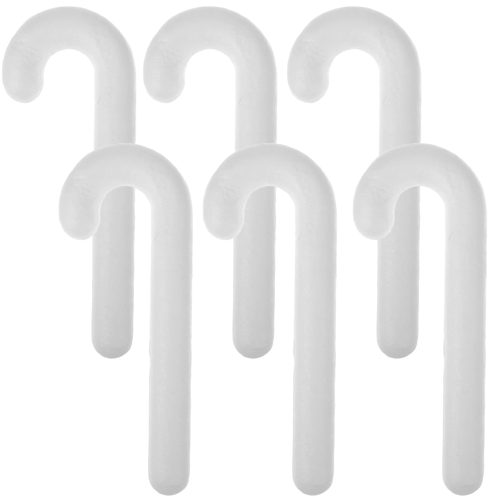 

Alipis 6pcs Christmas Tree Ornaments Xmas Decorations Candy Cane Pendants Holiday Hanging Foam Crutches White Xmas Tree Decor