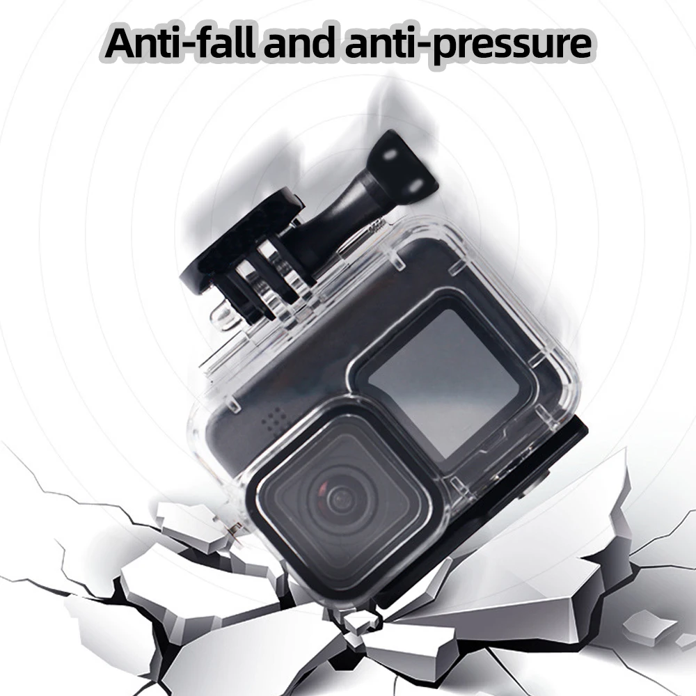 For GoPro Hero 12 Waterproof Case Floating Anti-sinking Block Buoyancy Hand Strap Anti-fog Patch Set For GoPro Hero 12 11 10 9