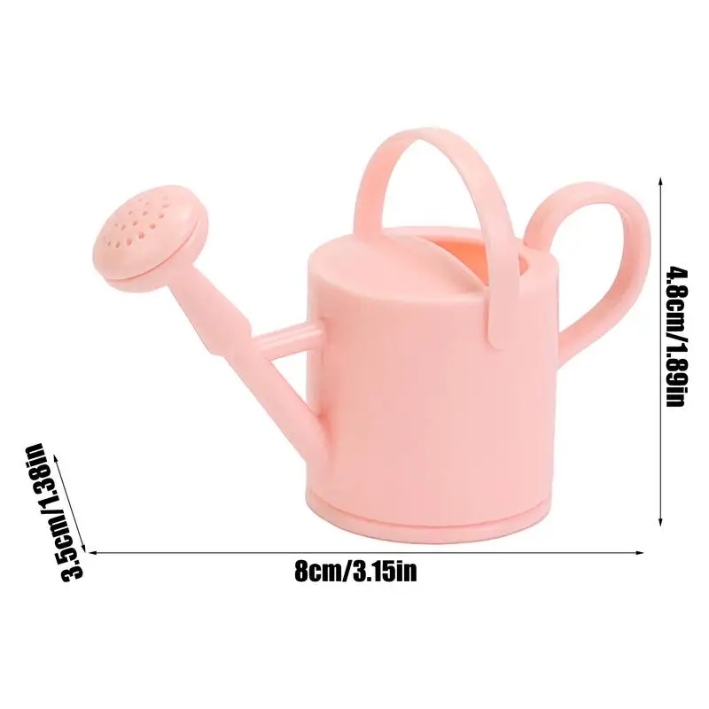 أطفال مسقاة البستنة لطيف علبة سقاية النباتات أداة المياه غلاية مقبض مريح وعاء للنباتات العصارية حديقة الزهور