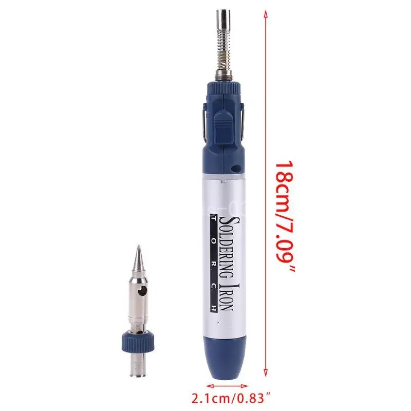 Q6PE 3in1 Gas Soldering Iron Cordless Welding Torch Solder Tool Electric Gas Soldering Iron Tools