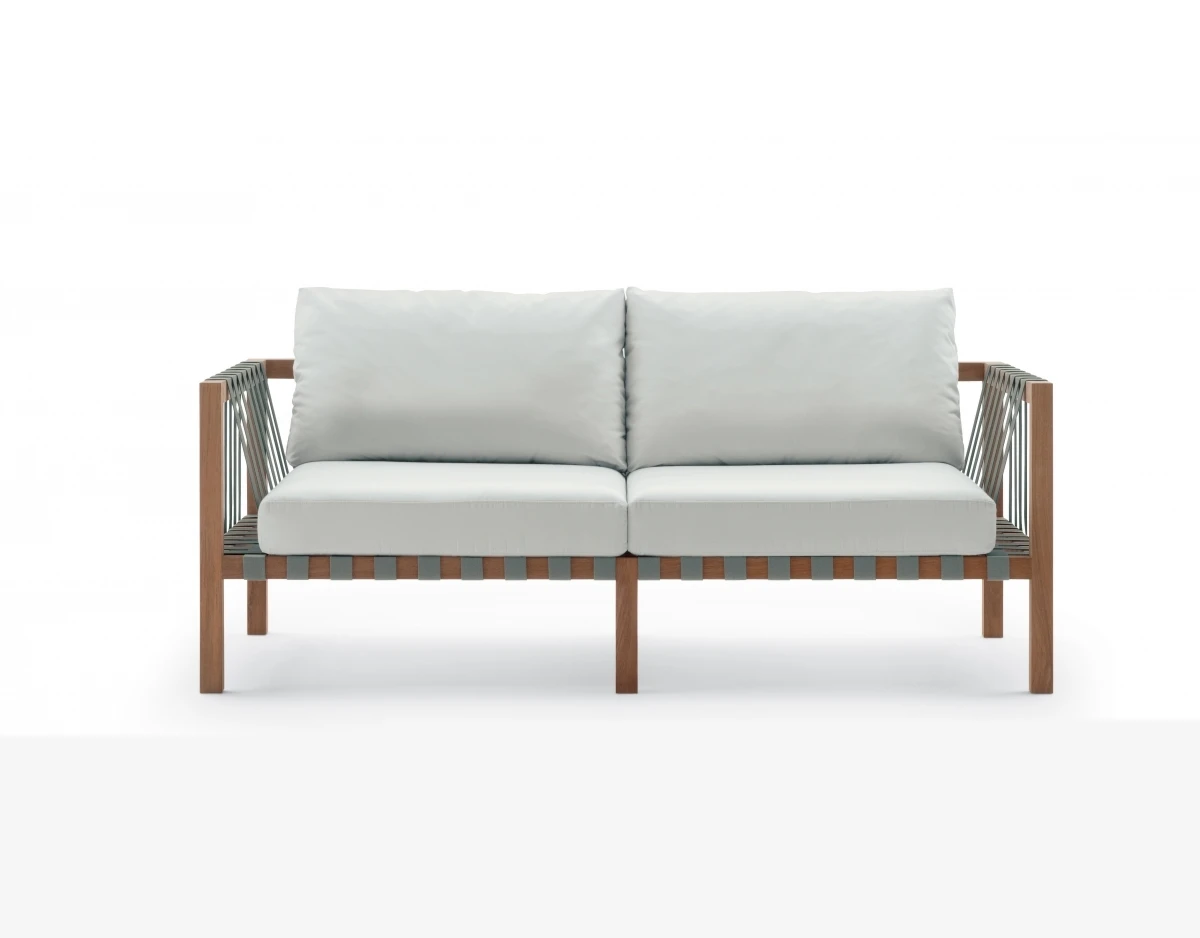 Modern Water Proof Outdoor Furniture Solid  Wood  Patio  Sofa Hotel Lobby Sofa Set Outdoor Lounge Set