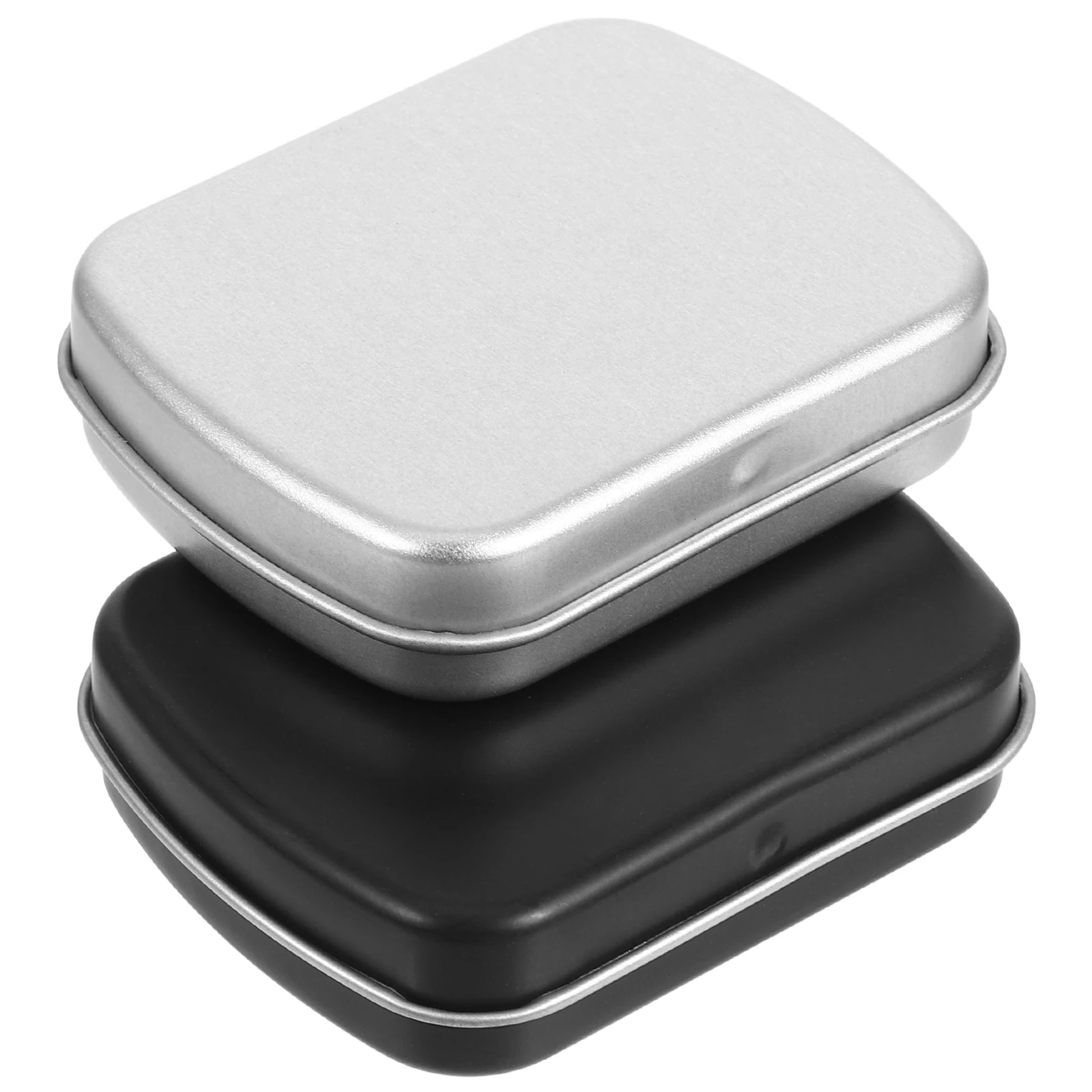 

2pcs Portable Boxes Metal Mixing Tray Iron Tin Storage Box For Travel Outdoor Sketching Supplies Paint Storage Box Watercolor