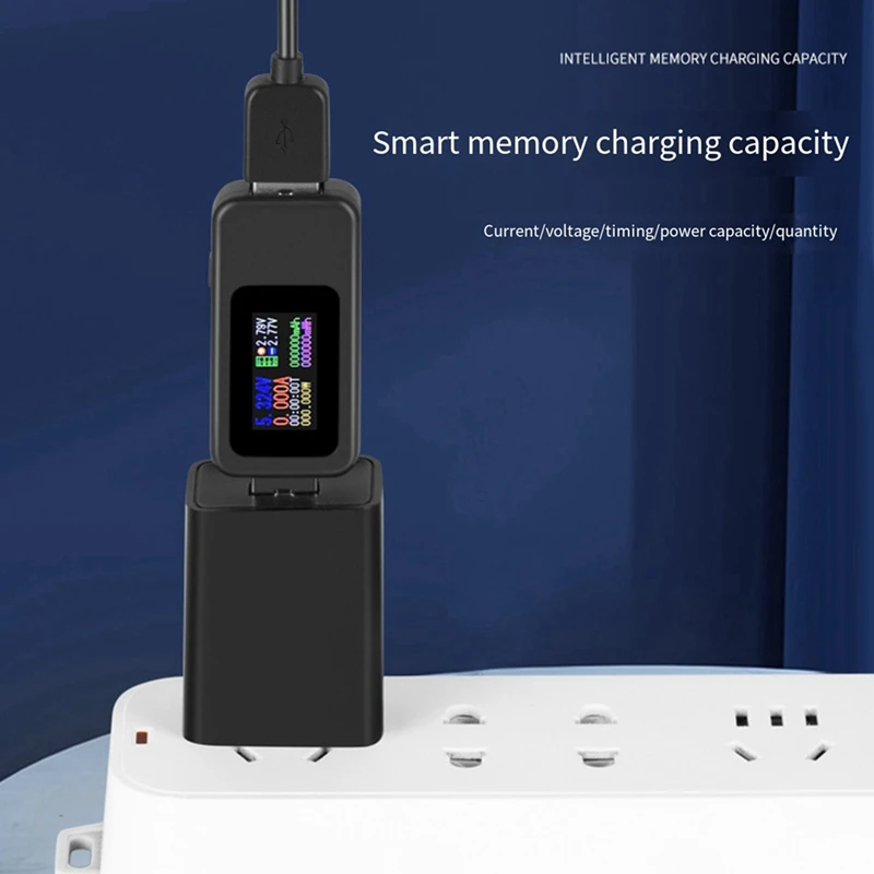 10 In 1 USB Tester DC Digital Voltmeter Amperimetro Current Voltage Meter Amp Volt Ammeter Detector Power Bank Charger