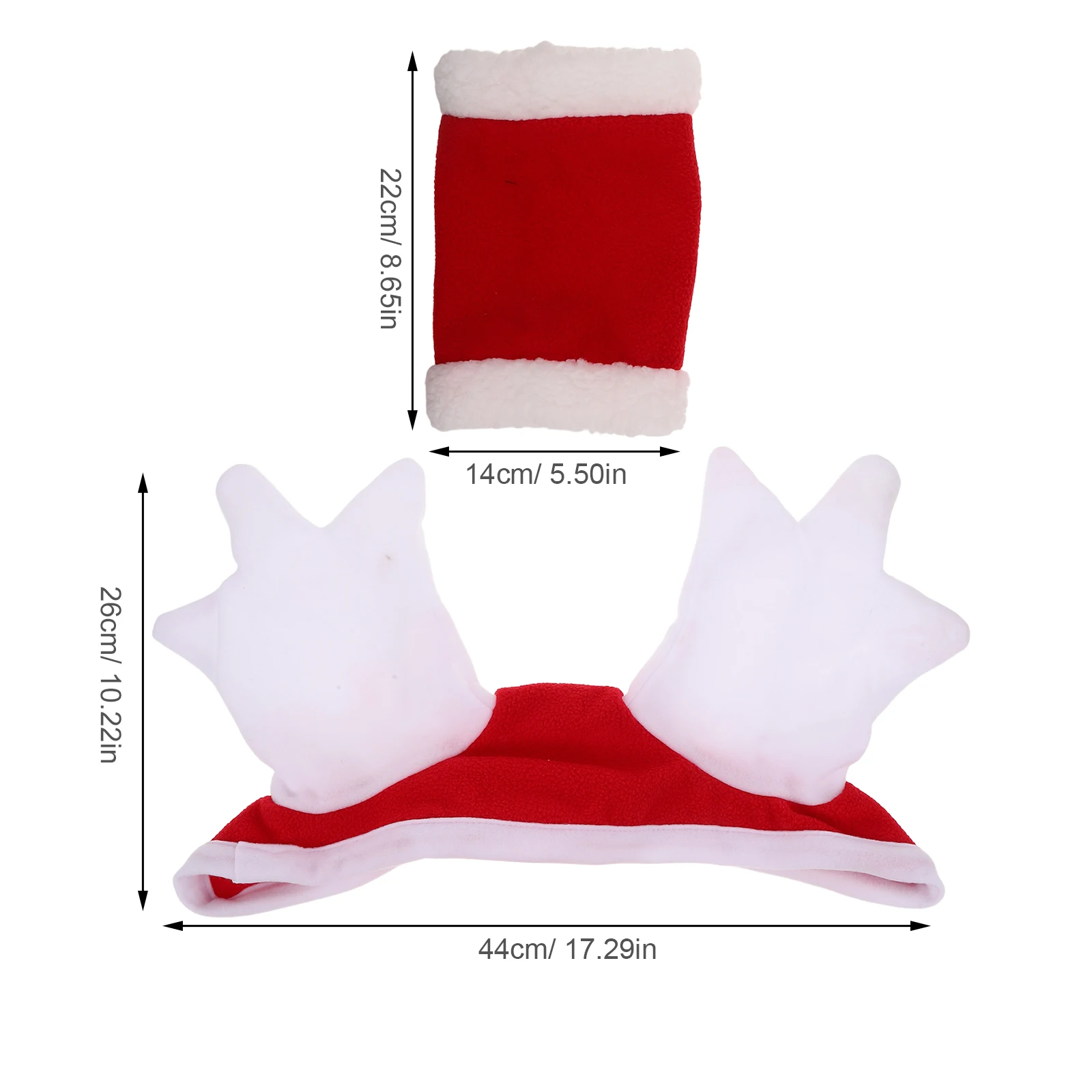 مجموعة واحدة من زينة الحصان، مجموعة كاملة من الزي، قبعة احتفالية، أغطية للساق، خفيفة الوزن وقابلة لإعادة الاستخدام، ملحقات الاحتفال بالعطلات #6