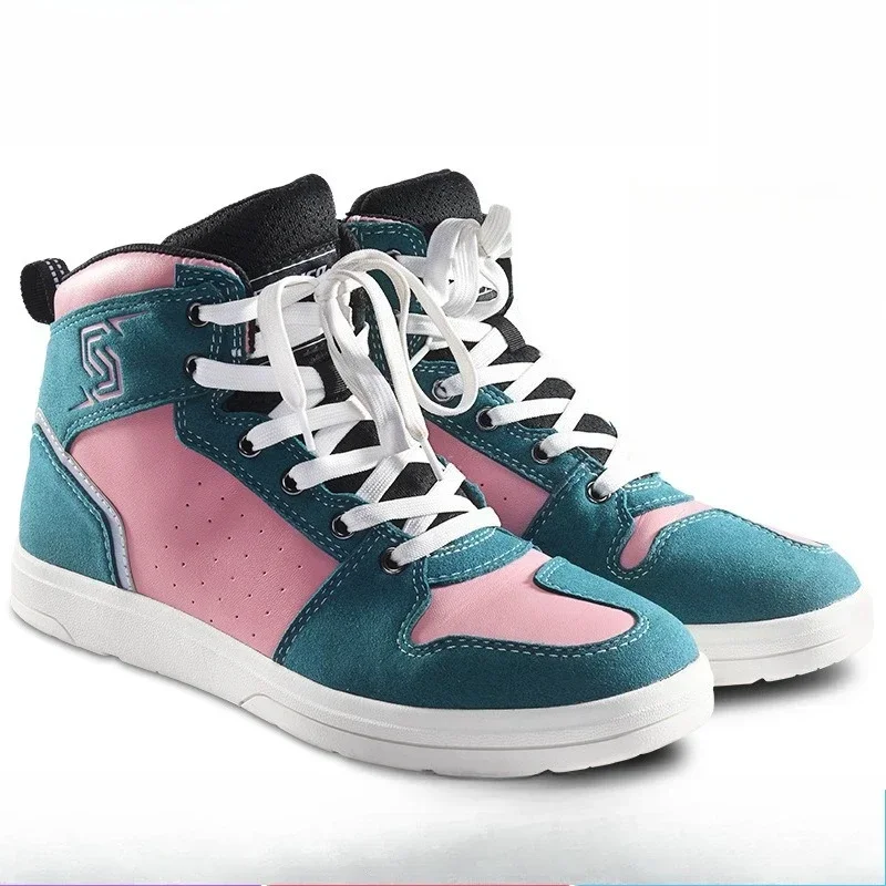 Motorcycle riding shoes locomotive knight racing boots anti-drop protection summer leisure commuter men's magic eye
