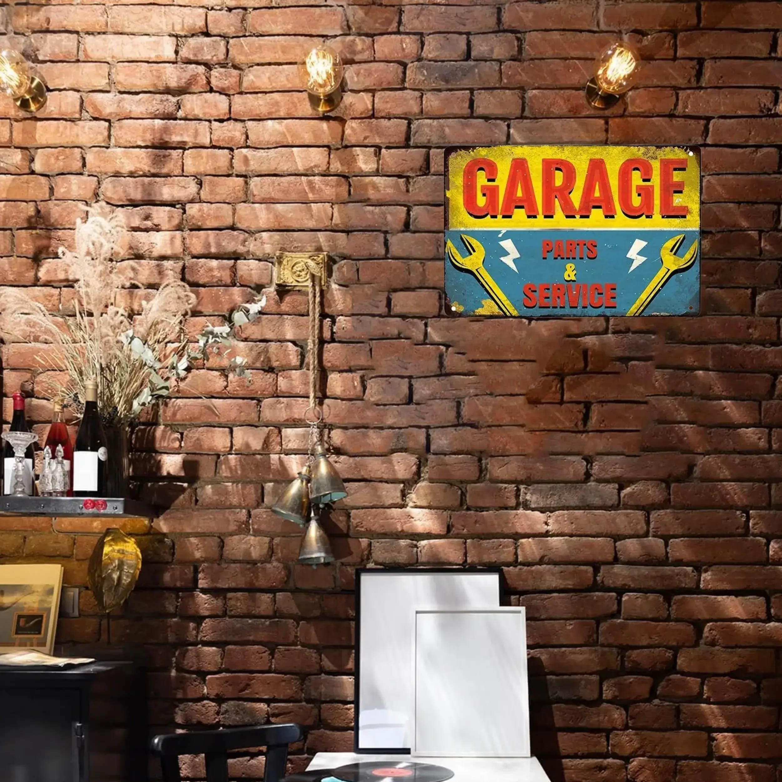 خمر أبي المرآب معدن القصدير تسجيل ديكور غرفة الديكور لوحة معدنية المرآب نادي رجل الكهف بار تسجيل ملصق ديكور جدران المنزل