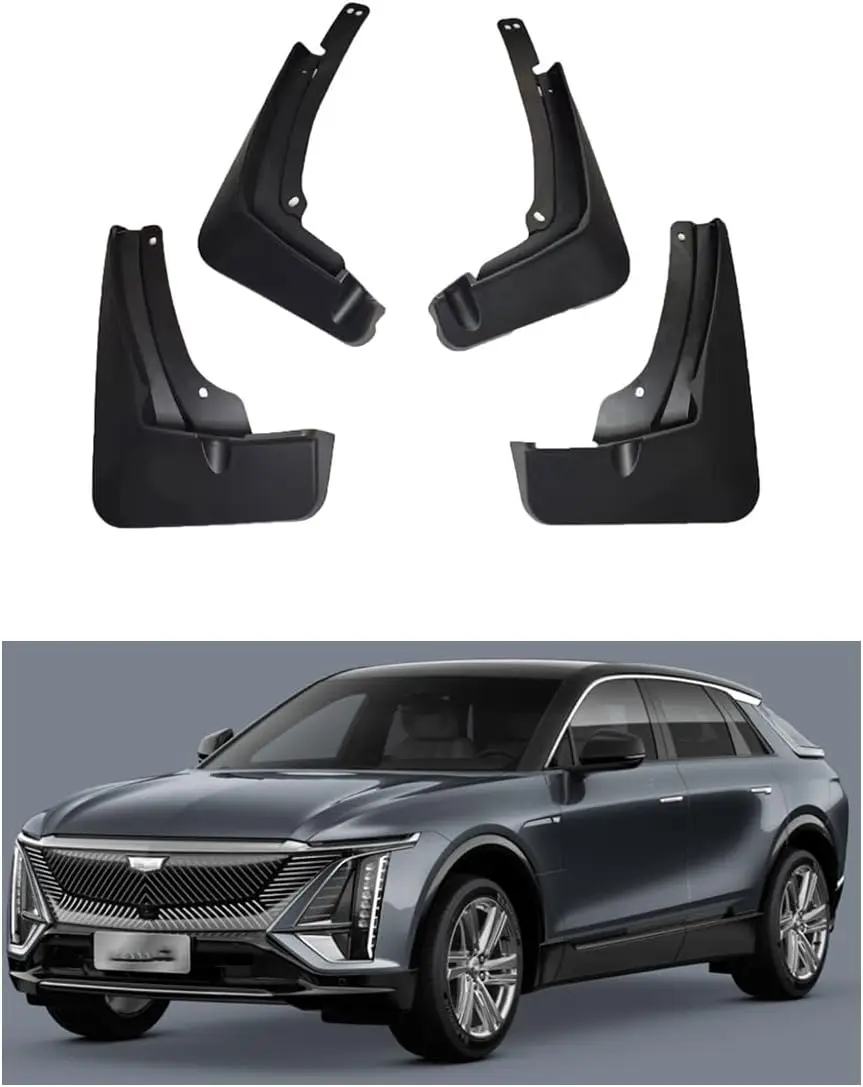 

Car Mud Flaps Mudguard for Cadillac Lyriq 2022-2024 Front and Rear Exterior Mud Guards Splash Guards Mudflaps Fender Accessories
