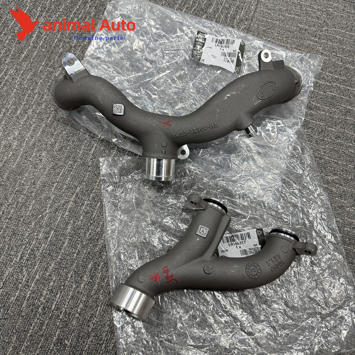 

3.0 V6 5.0 V8 S/C Original Upgraded Metal Coolant Crossover Pipe For Jaguar RANGE ROVER SPORT DISCOVERY VELAR LR186917 LR186859