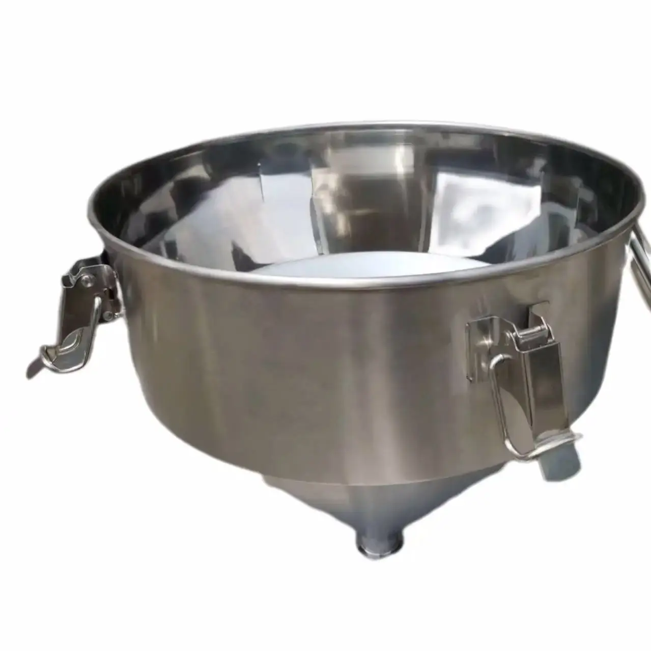 Hygienischer Bierbrauhopper, Maßgefertigter Flüssig- und Pulverdosierer, Hygienische Tri-Clamp-Ferrule, 2L bis 80L – Detail 3