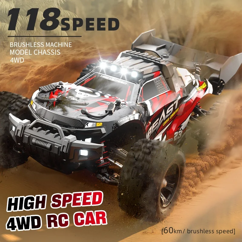 

SG118 Remote Control Brushless High-speed 60km/h Off-road Vehicle Professional Climbing Car 4WD Remote Control Toy Car