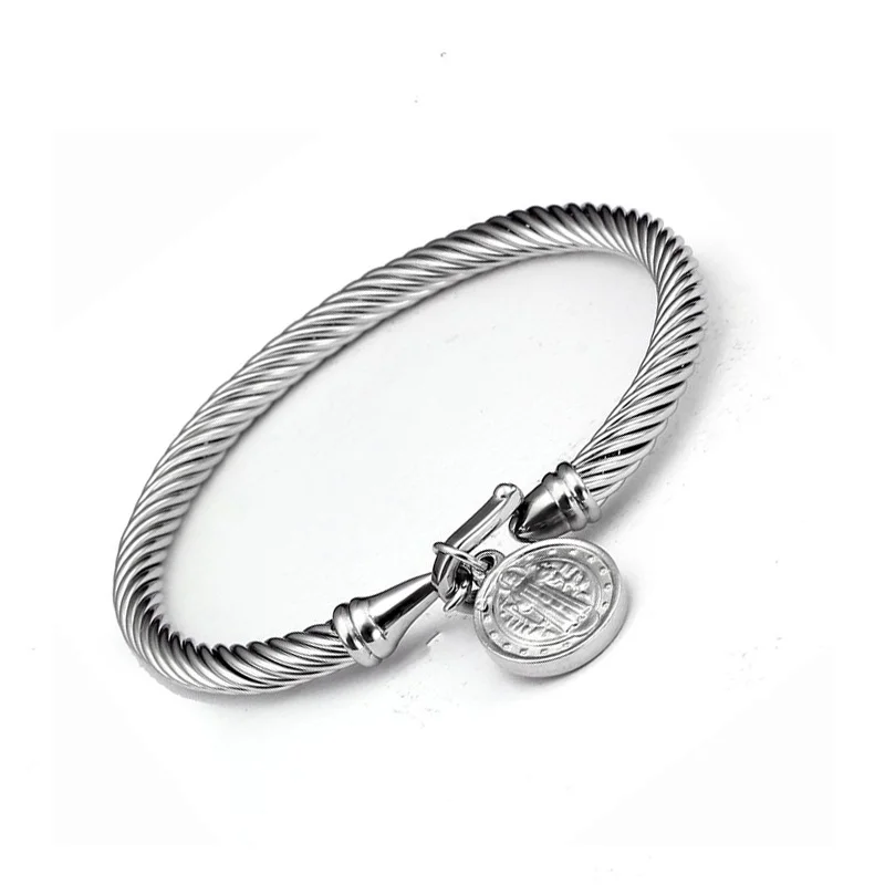 New Fashion Portrait Pendant Men Women Charm Bracelets Stainless Steel Wristband Chain Link Bracelets Jewelry