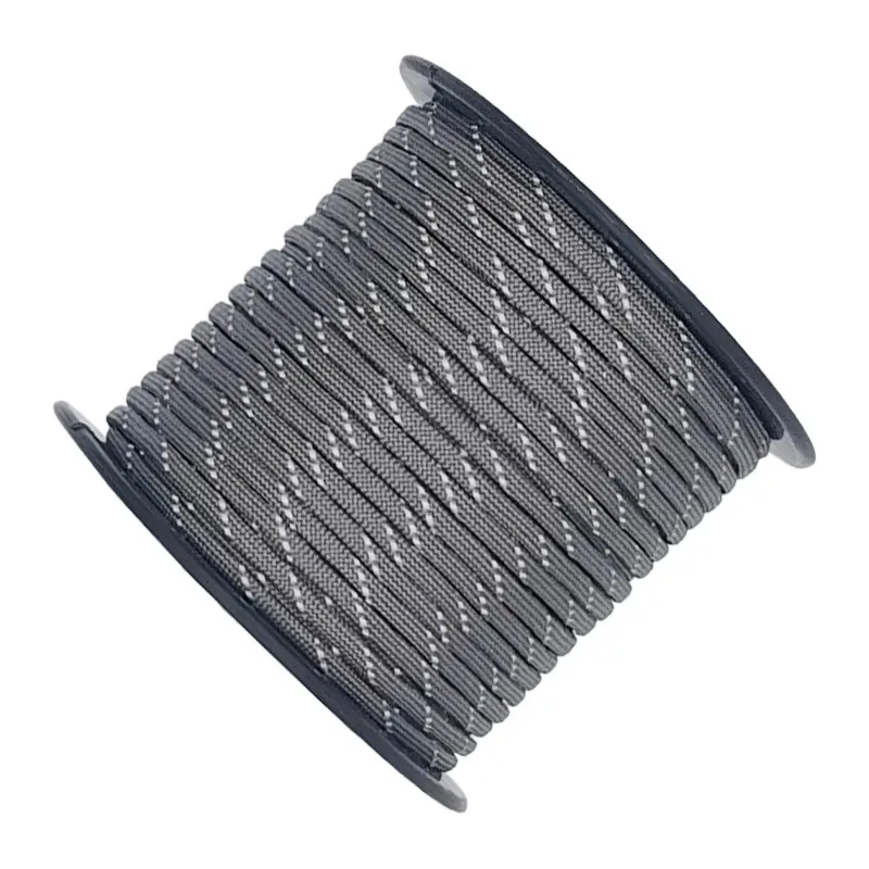50/100m Multifunktionales 7-Kern Reflektierendes 550 Paracord-Seil 4 mm Camping Überlebens-EDC Outdoor Fallschirmschnur Lanyard Rettungsseil