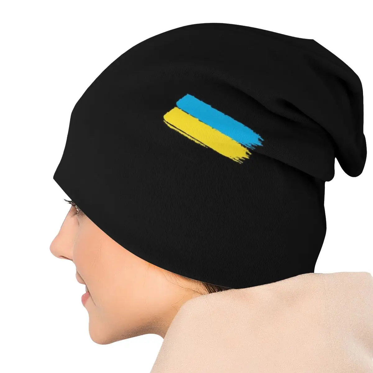 Coat Of Arms Of Ukraine Trident Unisex Bonnet Winter Warm Knit Hat Beanies Caps Adult Ukrainian Flag Beanie Hats Outdoor Ski Cap