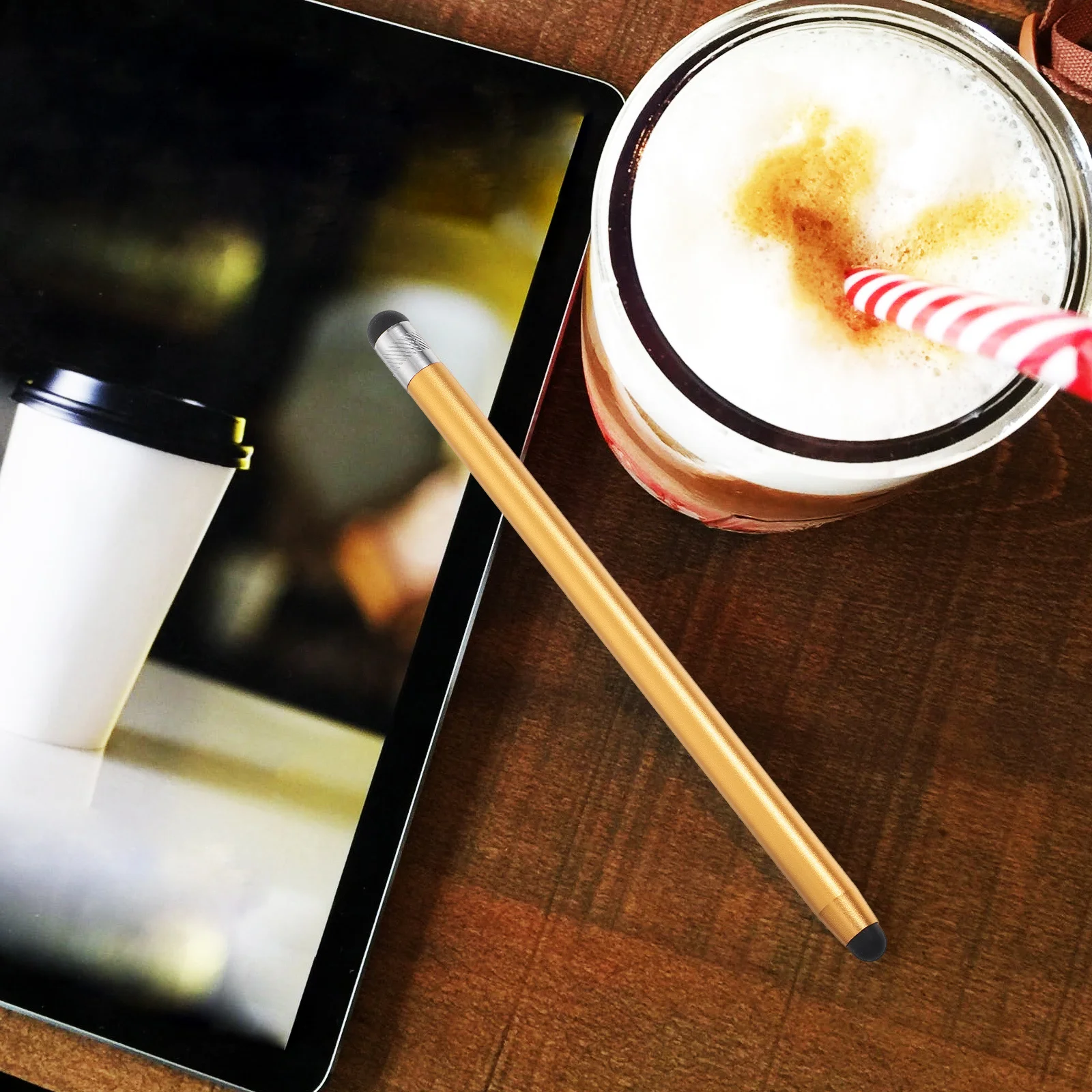 

4pcs Touch Screen Stylus Pen Aluminum Capacitive Writing Tool For Phone Tablet Practical Screen Pens Accessories