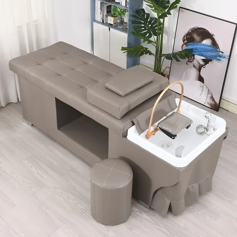 Beauty Salon Shampoo Basin Styling Spa Hair Water Hoop Bed Hairdressing Professional Nail Thai Mobilier Coiffure Washing Seats