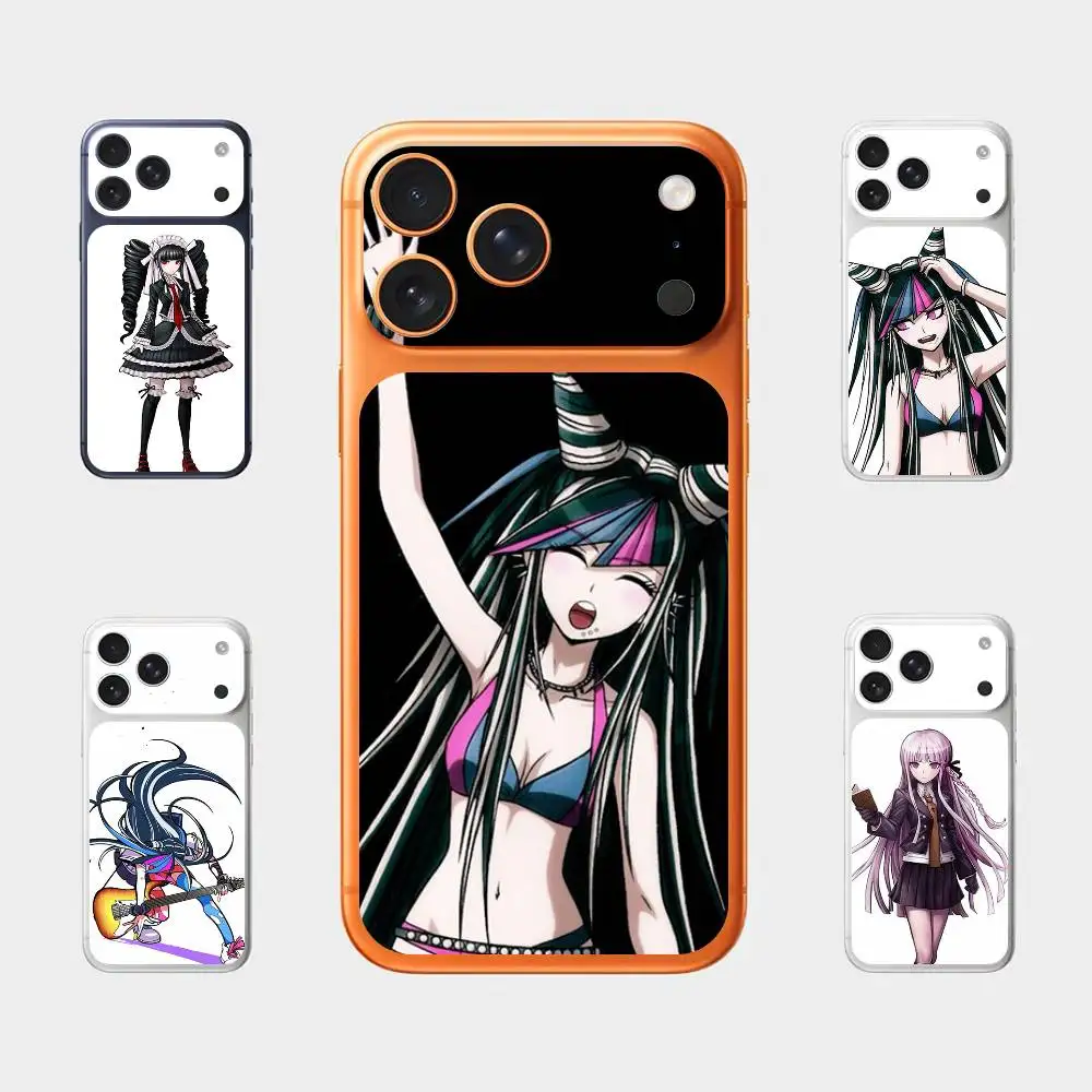 

Cartoon I-Ibuki Mioda S-Shuichi Saihara Back Cover Decal Protective Sticker For Iphone 17 Pro Max Skin Sticker Back Stickers