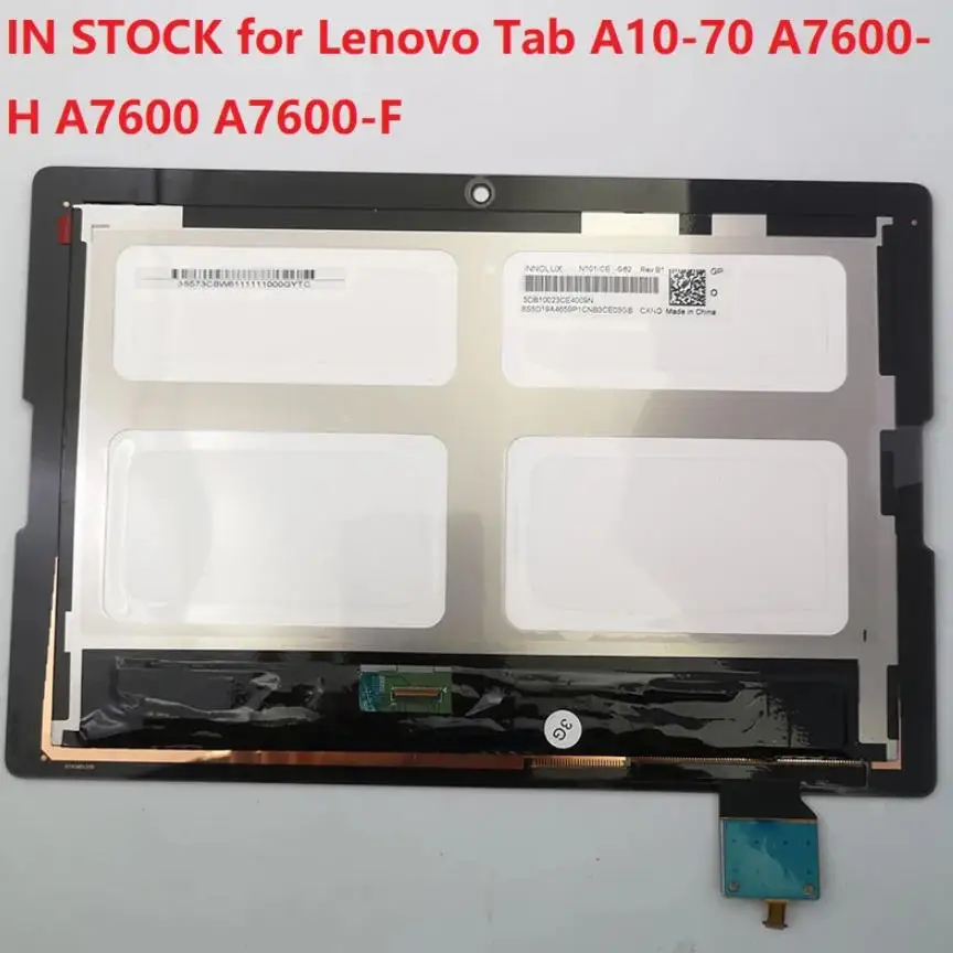10.1 INCH For Lenovo Tab A10-70 A7600 A7600-F A7600-H B0474 Tablet PC LCD Display and Touch Screen Digitizer