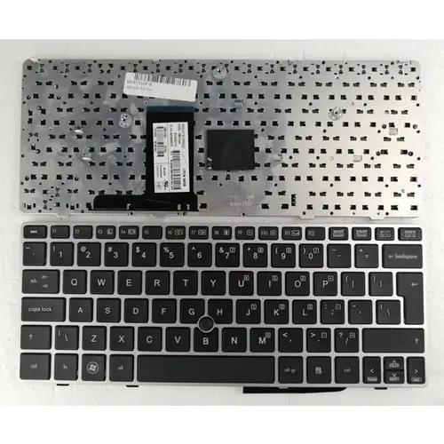 Imagen 2 del producto UK/US/BR/SP/RU nuevo teclado para HP EliteBook 2570 2570P 2560p Inglaterra portátil KB marco plateado