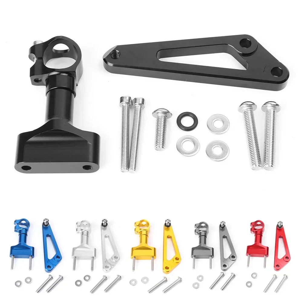

Motorbike Parts Accessory Aluminum For Honda CB600F HORNET CNC Steering Damper Stabilizer Bracket Mounting Holder Set 2007-2016