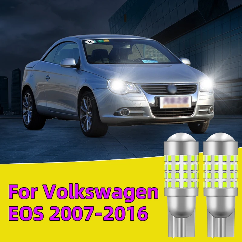 

2PCS For Volkswagen VW EOS 2007-2016 Car Led Bulb T10 W5W width lights side marker position Signal Lamp 12V 24V Clearance Lights