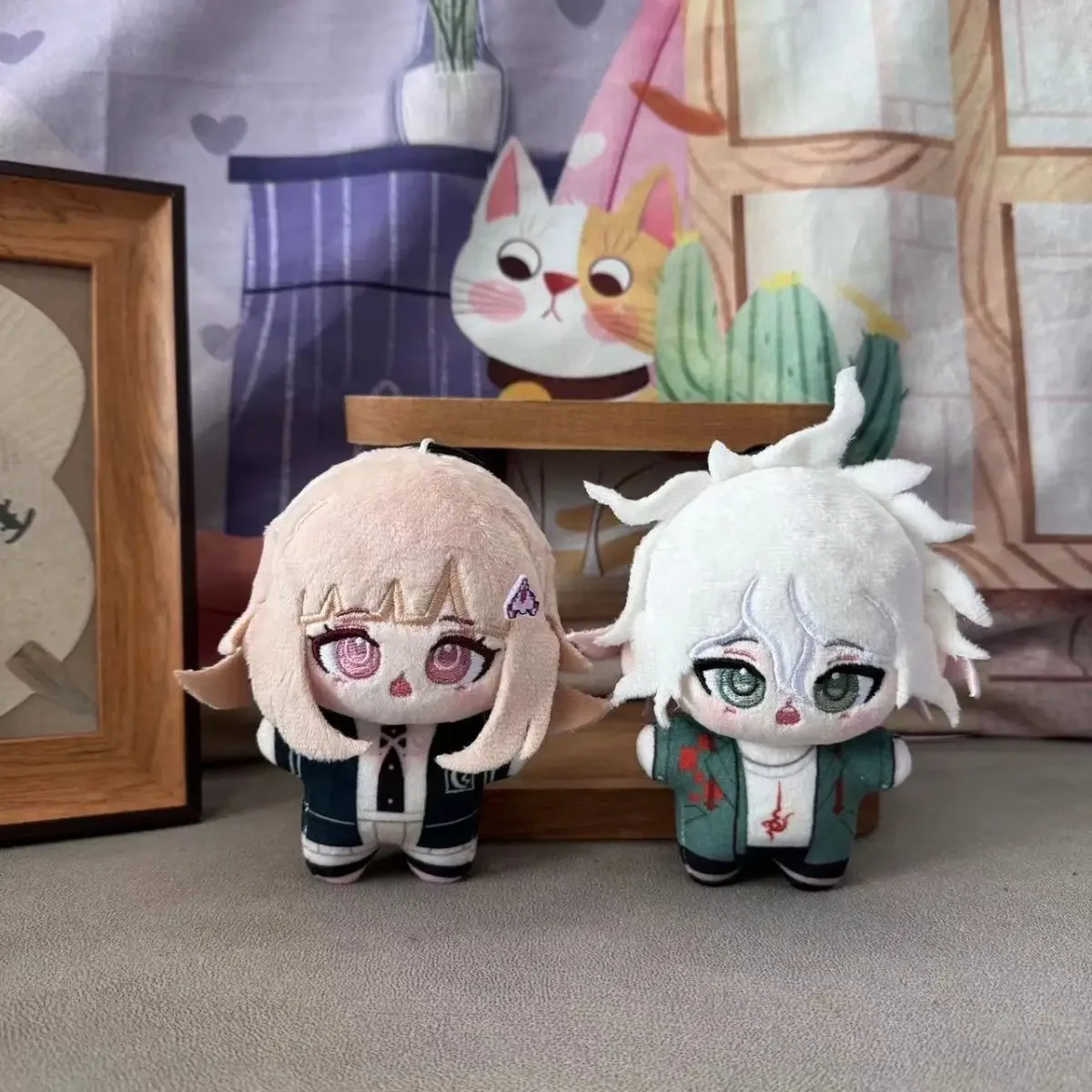 10 cm anime mořská hvězdice danganronpa oma kokichi komaeda nagito nanami chiaki cifra přívěsek kreslený modla plushie batoh klíčenka