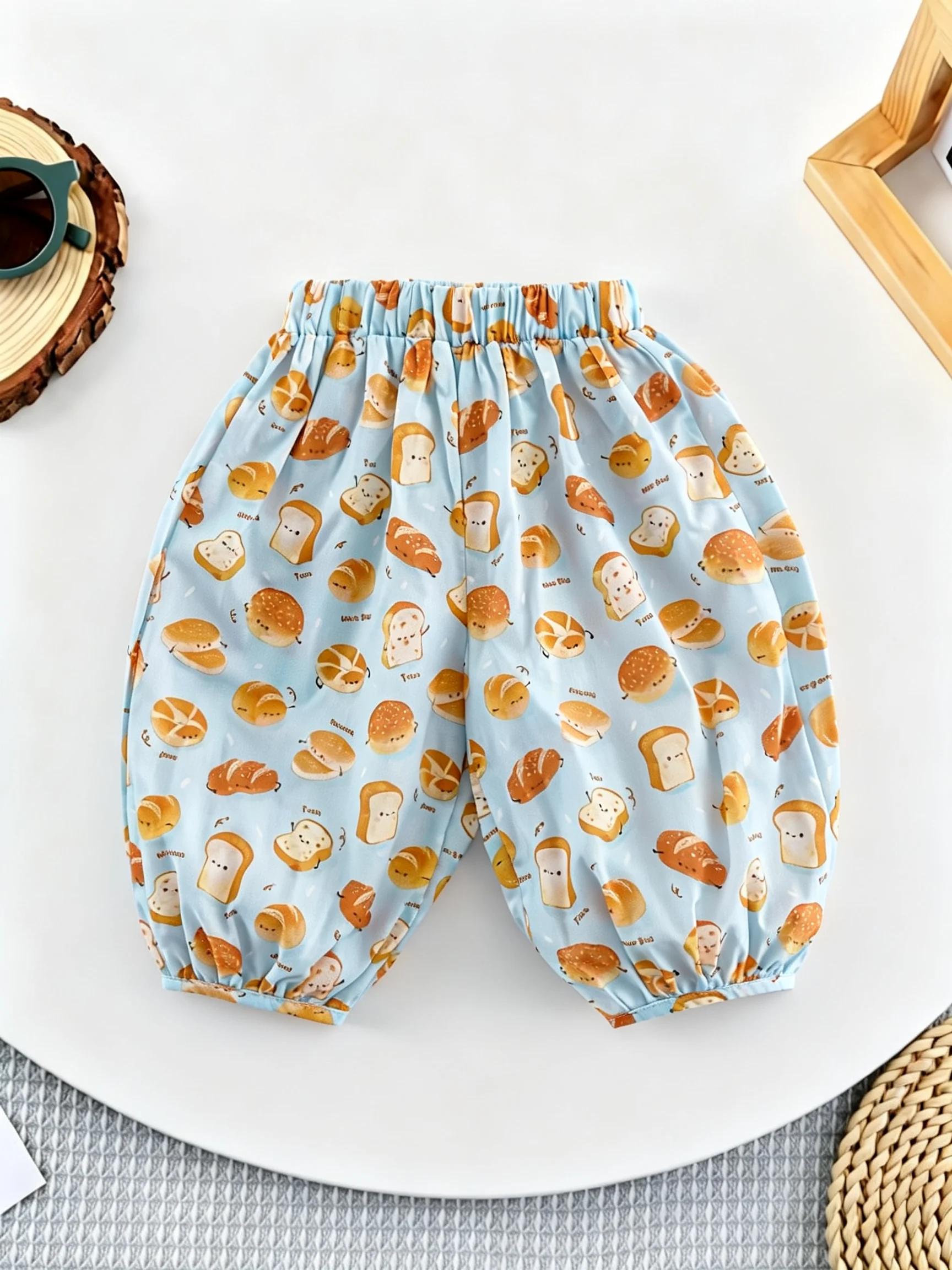 Slim-Fit 2026 New Style Baby Girl Long-Length Baby Outerwear Pants with Elasticized Cuffs